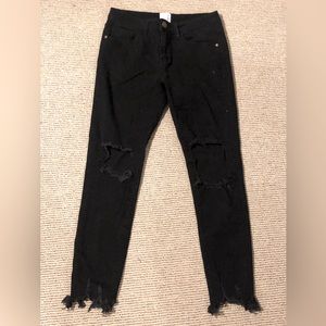 Raised by Wild black skinny jeans Size 8